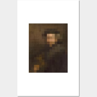 pixel rembrandt Posters and Art